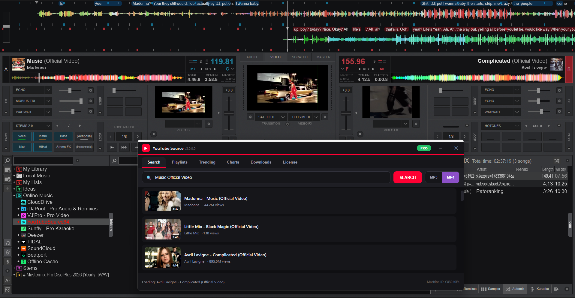 Youtube Source working inside Virtual DJ